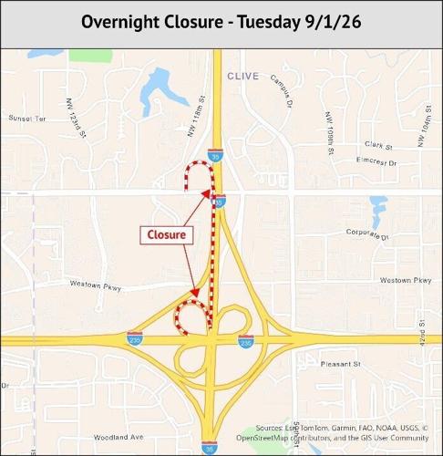 Overnight closures around the Southwest Mixmaster begin Tuesday, Sept. 1