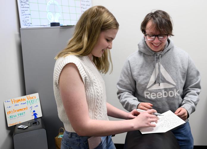 'Students On' podcast feature Sioux City students in front of and ...