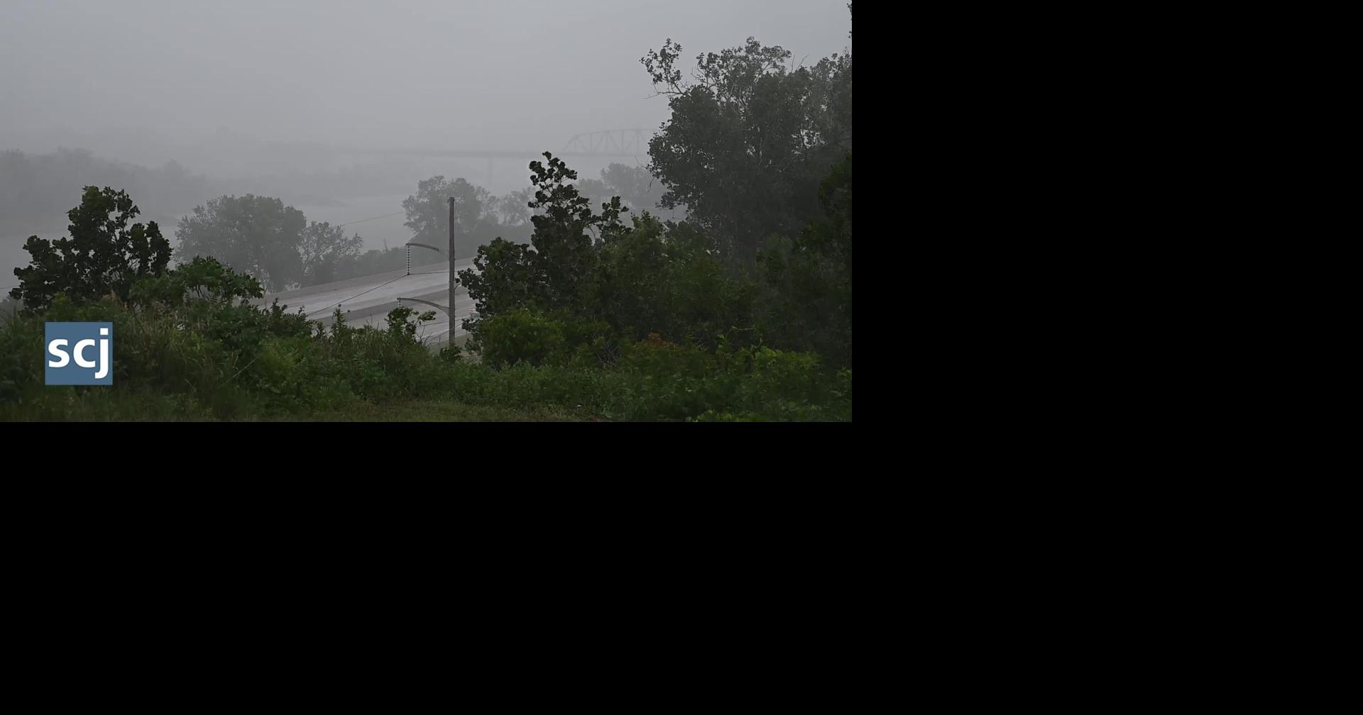 Severe storm packs heavy rain; obscures Sioux City skyline