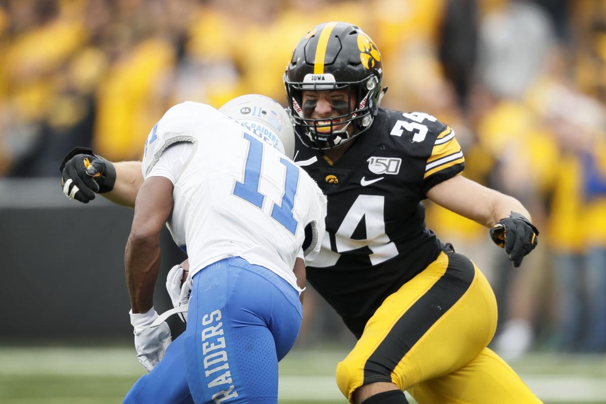 Green Bay Packers: Linebacker Kristian Welch Is Living A Dream Come True 3 Kristian Welch playing for Iowa
