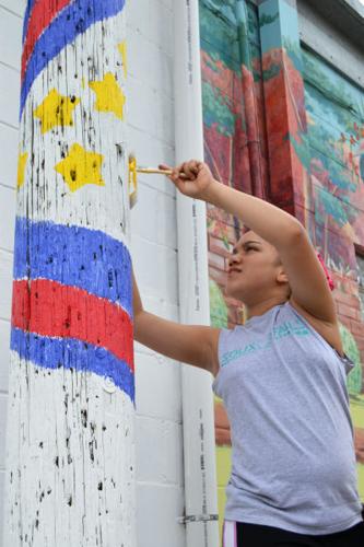 Le Mars, Iowa, alley art