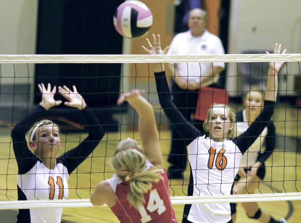 Photos: East High plays North High in volleyball | Volleyball ...