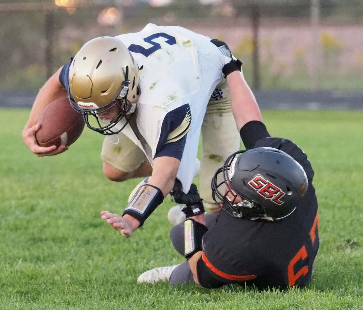 Heelan at Sergeant Bluff-Luton football