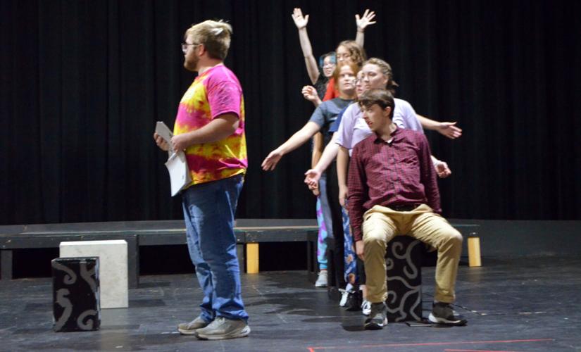 Northwestern College Theater Department - Matilda rehearsal -Set curriculum