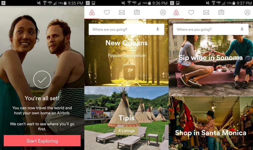 Travel more with Airbnb