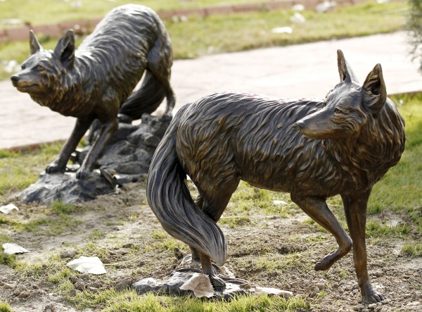 Lewis and Clark Interpretive Center Statues