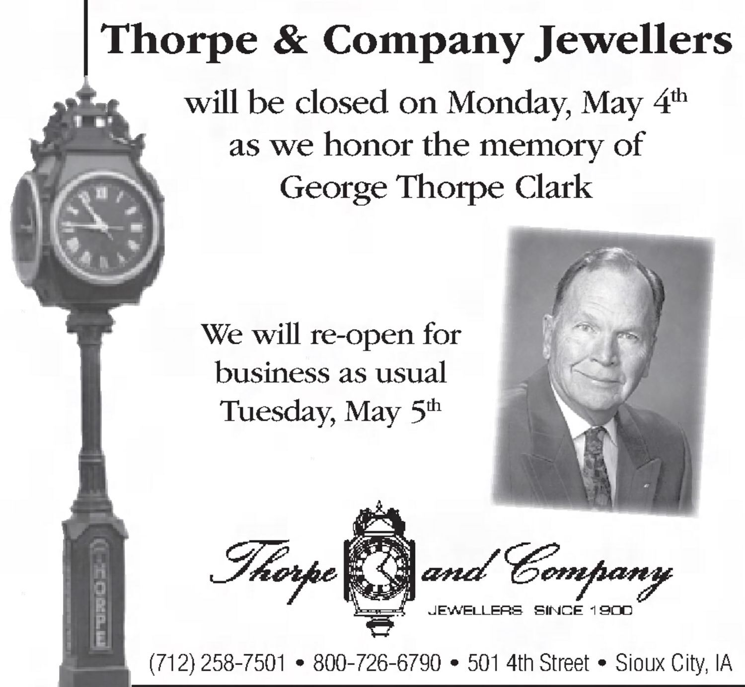 Thorpe & company deals jewellers