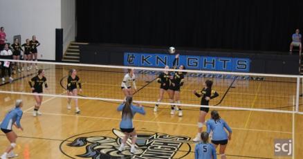 Unity Christian defeats Cherokee volleyball action