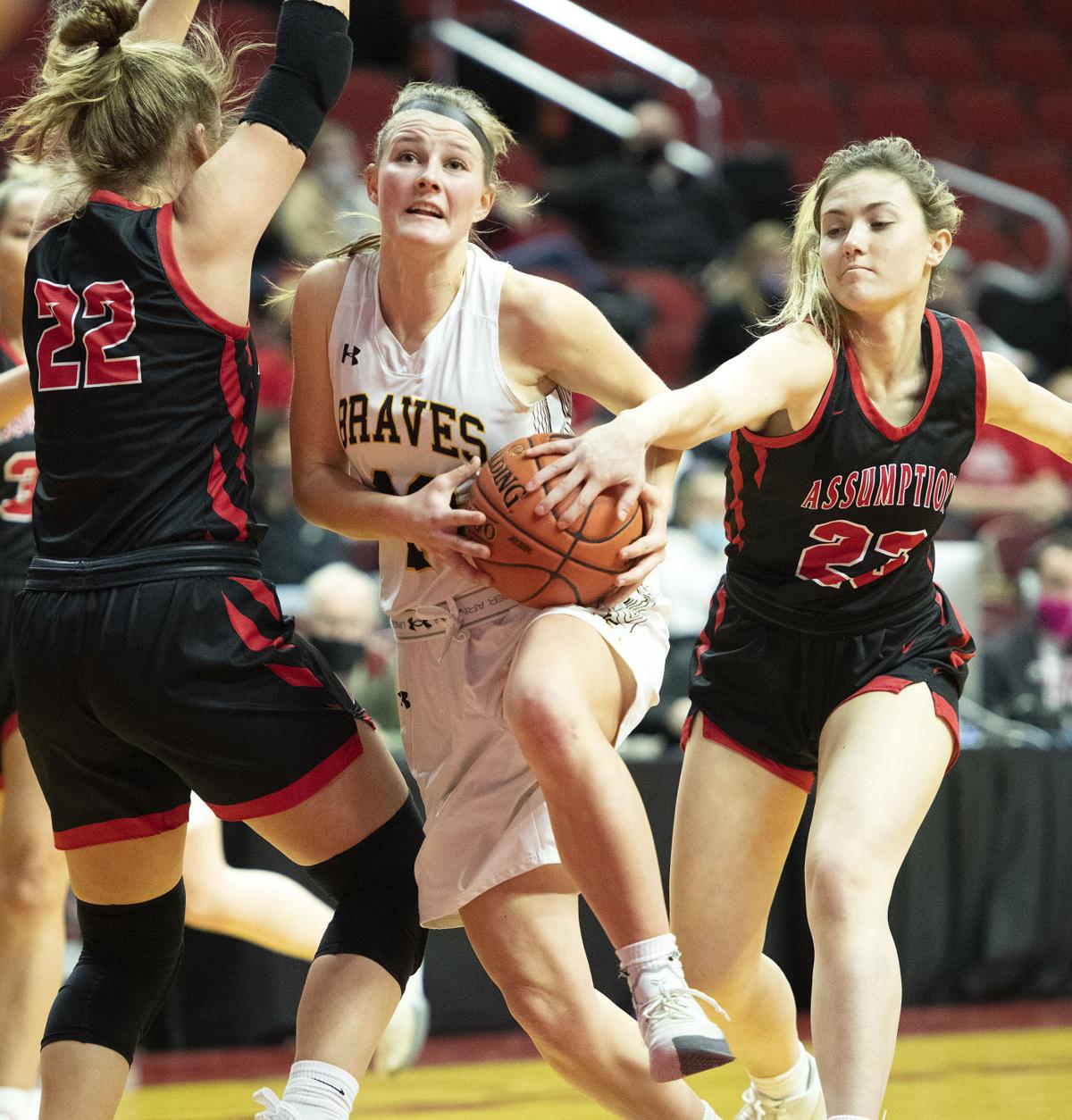 Cherokee vs Davenport Assumption girls state basketball