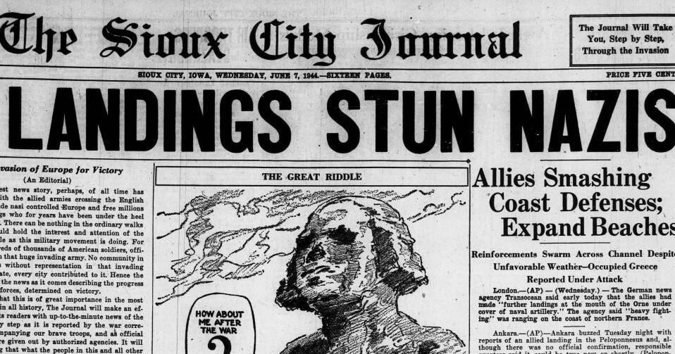 The Sioux City Journal's Coverage of D-Day