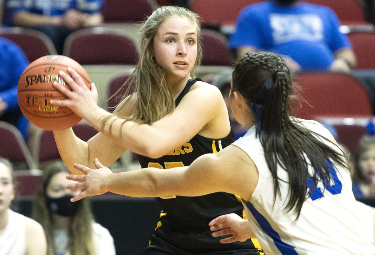 Newell-Fonda vs Kingsley-Pierson girls state basketball
