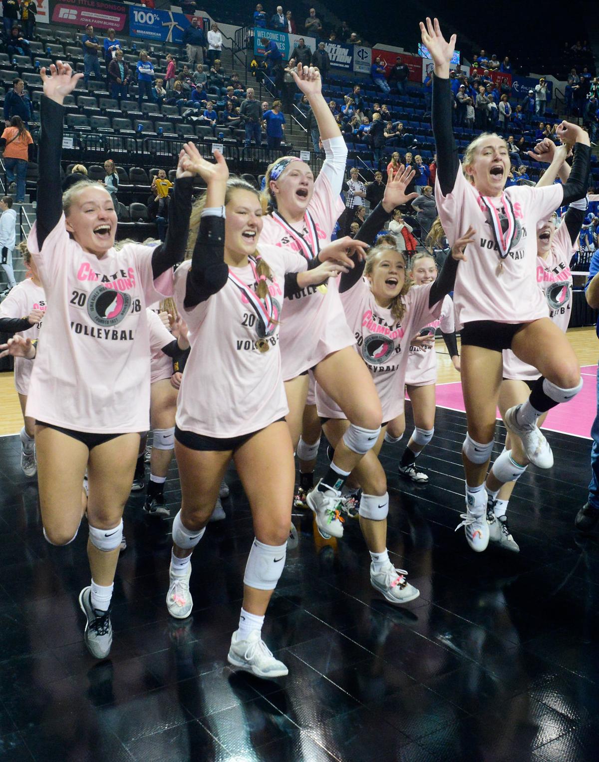 Iowa State Volleyball 1A Janesville vs. Holy Trinity