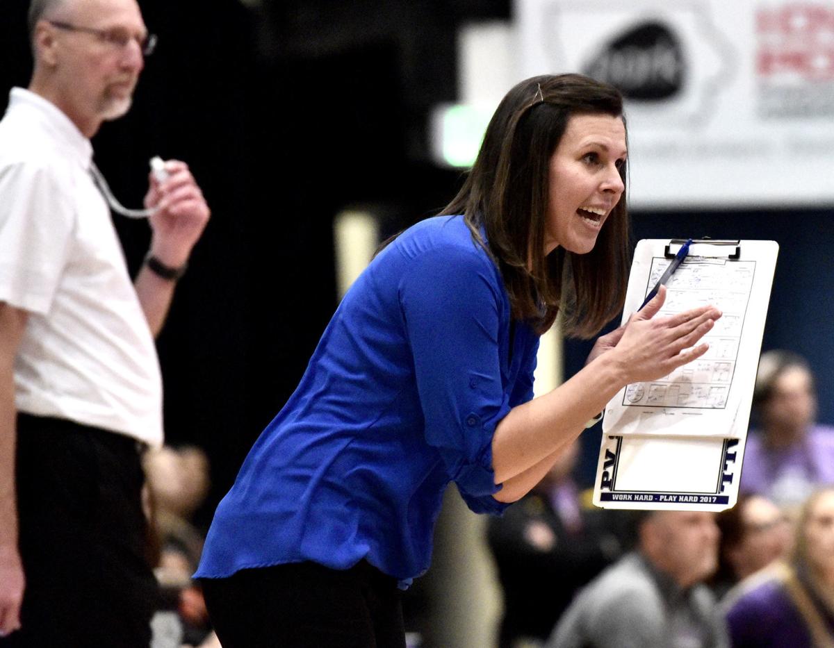 Pleasant Valley vs Iowa City Liberty state volleyball