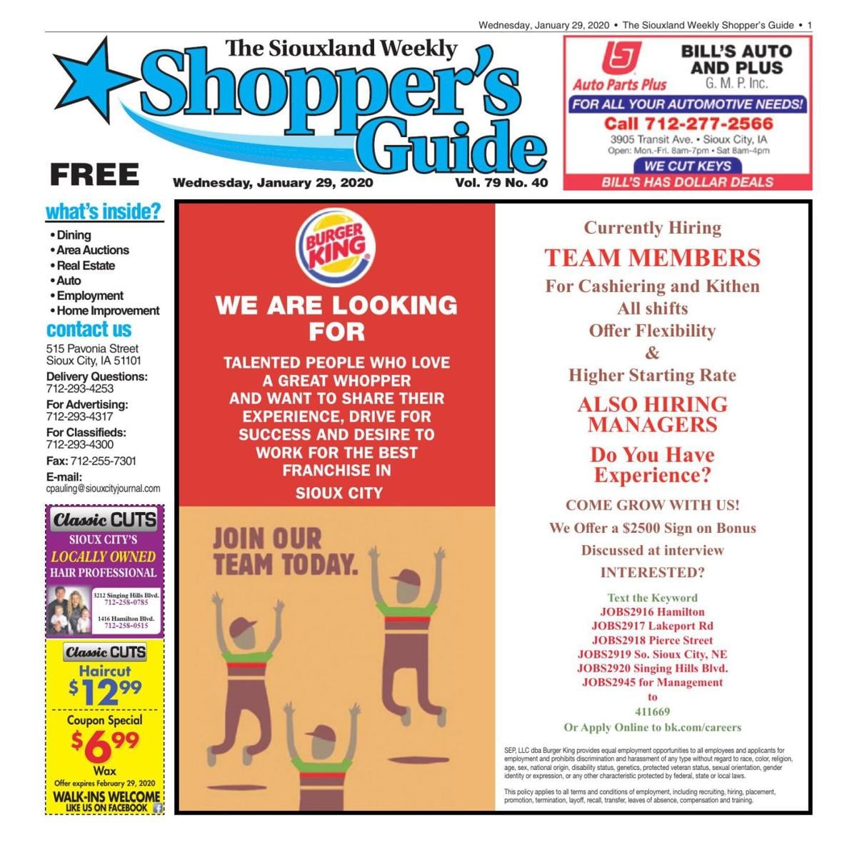Shopper's Guide - January 29, 2020
