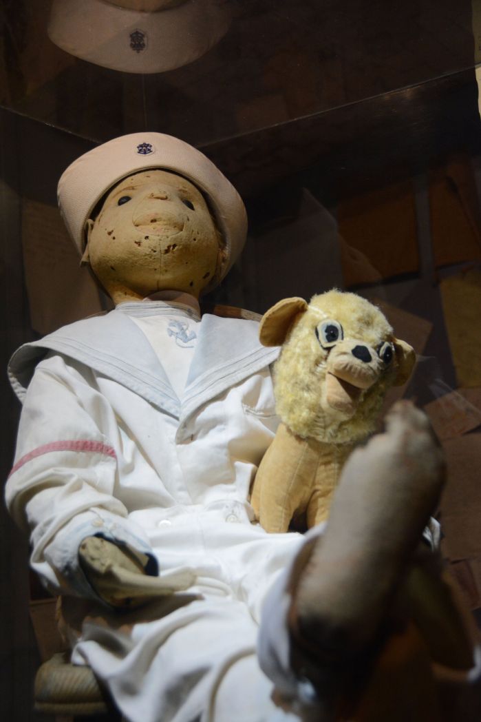 cursed doll in museum