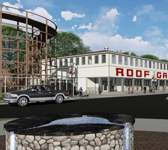 Roof Garden, Arnolds Park rendering