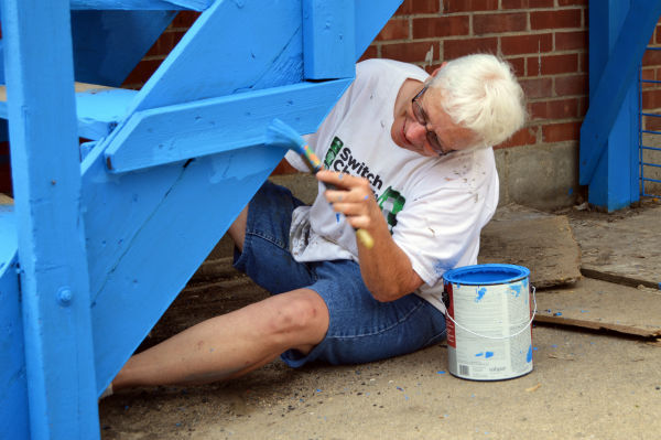 Progress: Le Mars, Iowa, alley art