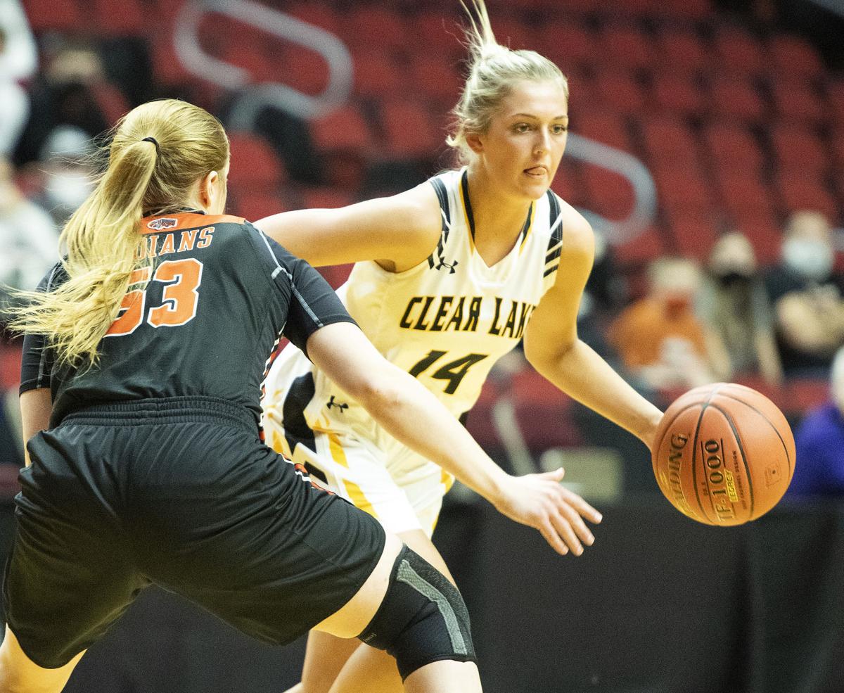 Clear Lake vs Waukon girls state basketball