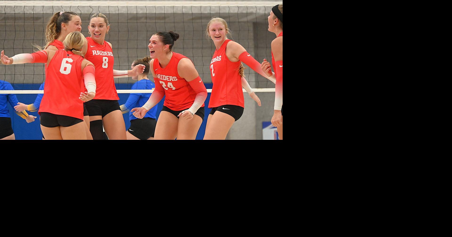 Northwestern opens GPAC play with a three-set volleyball win