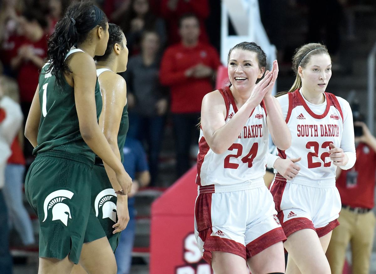 South Dakota Into Quarterfinals After Beating Michigan St In Ot