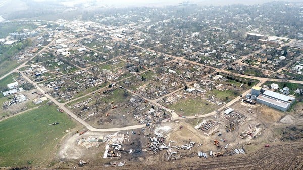 Photos: Aerial images of Mapleton and Early damage | A1 ...