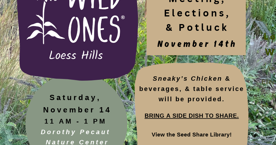 Loess Hills Wild Ones to hold annual election