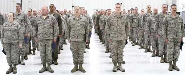 Ceremony Honors Members Of 185th Air Refueling Wing Who Returned From ...