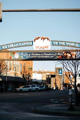 Christmas in Le mars downtown