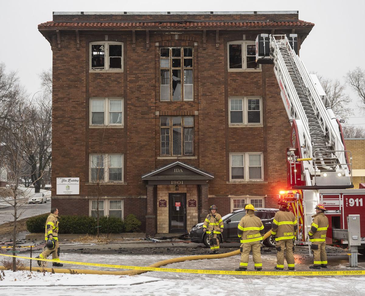 PHOTOS Aftermath of Ida Building apartments fire