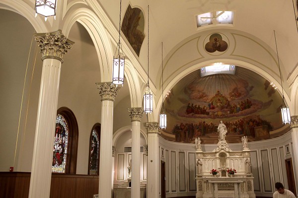 Restoration of St. Joseph Catholic Church after its fire