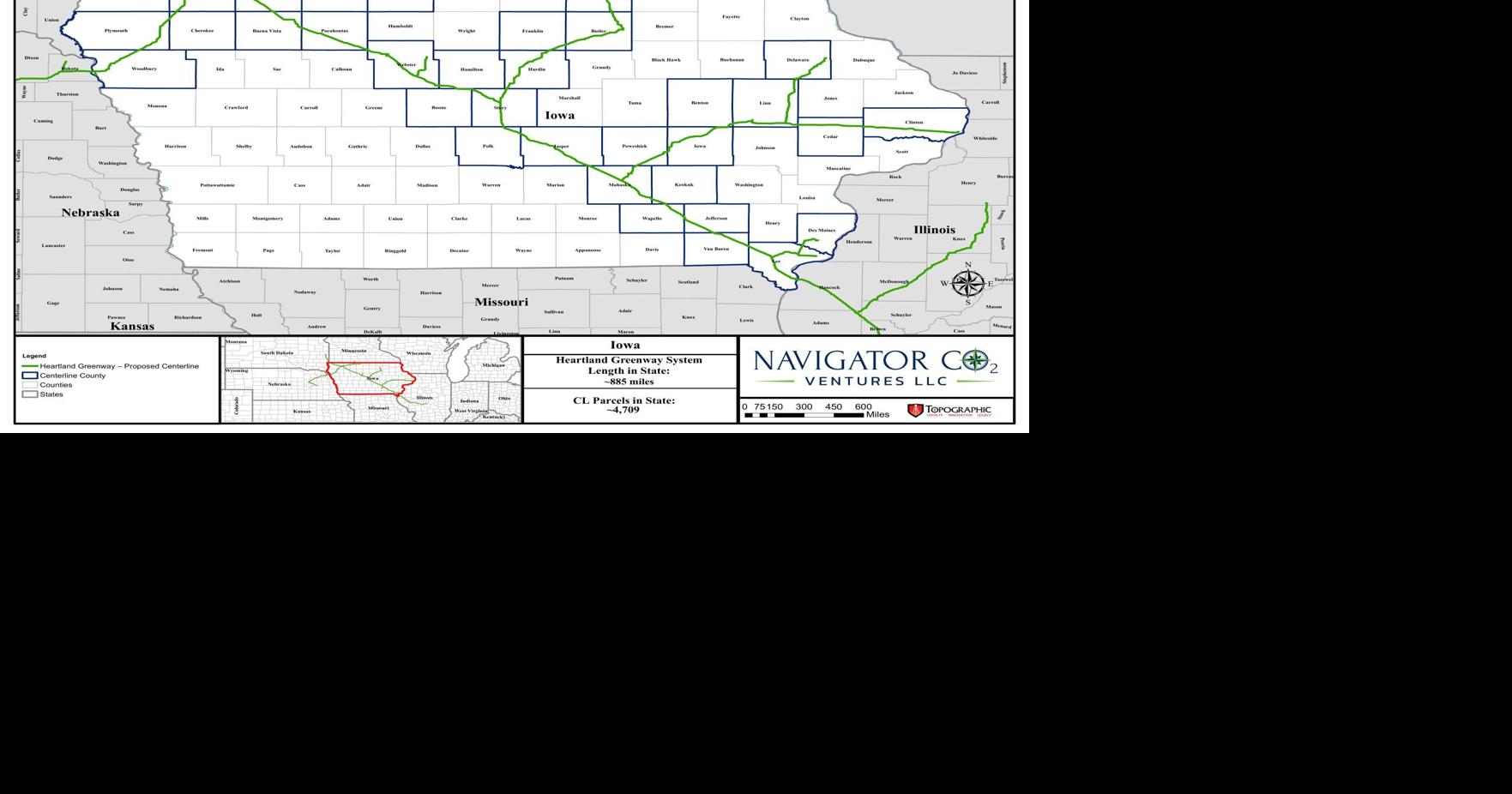 Heartland Greenway pipeline proposed route
