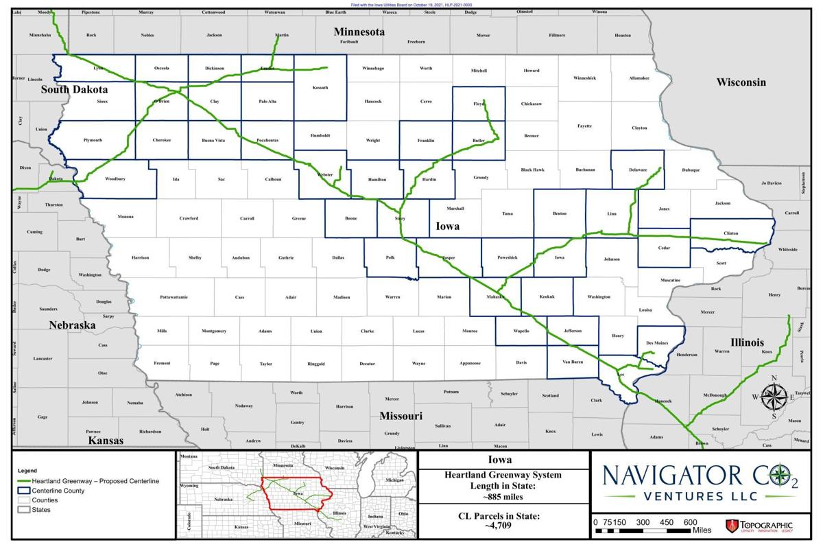 Heartland Greenway pipeline proposed route
