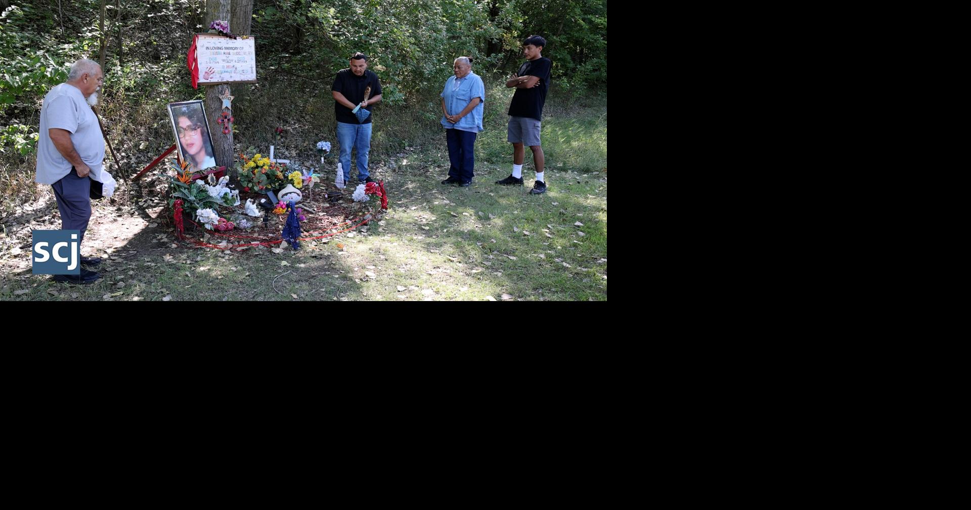 Video: Terri McCauley family meets at her memorial