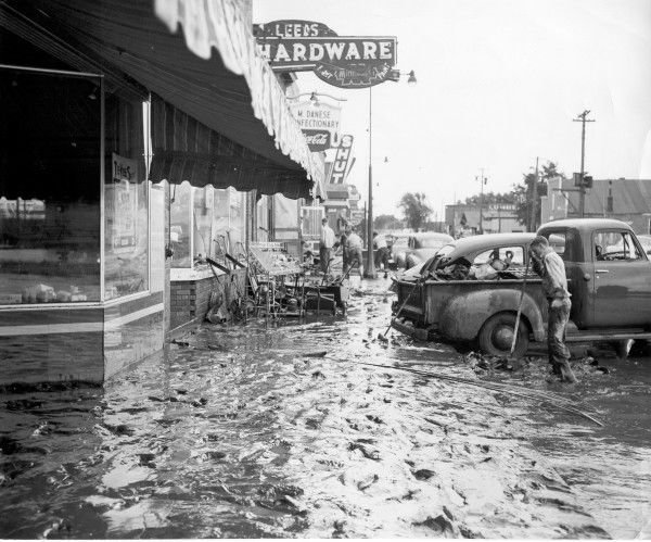 Floyd Flood 1953 at Leeds Hardware