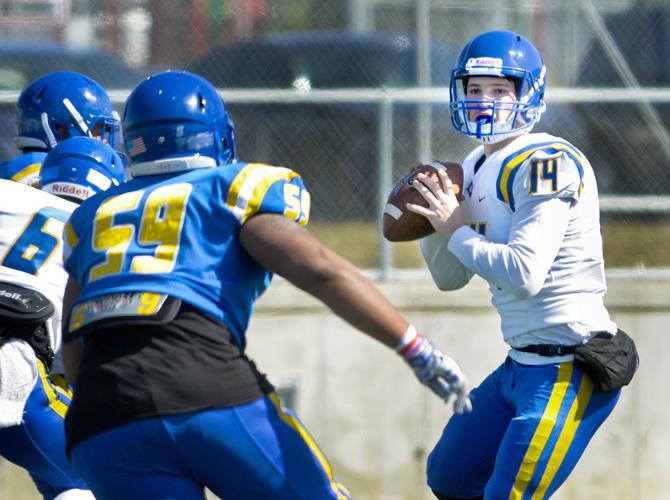 Quarterback Brad Cagle leads Briar Cliff in spring drills