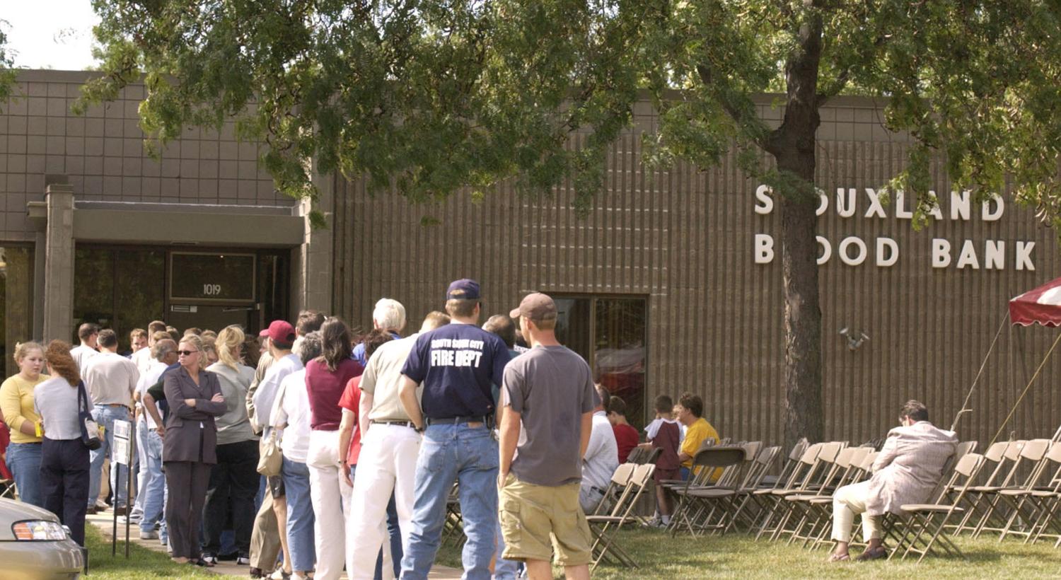 From Sept. 13, 2001: Siouxland blood donors plentiful in wake of attacks
