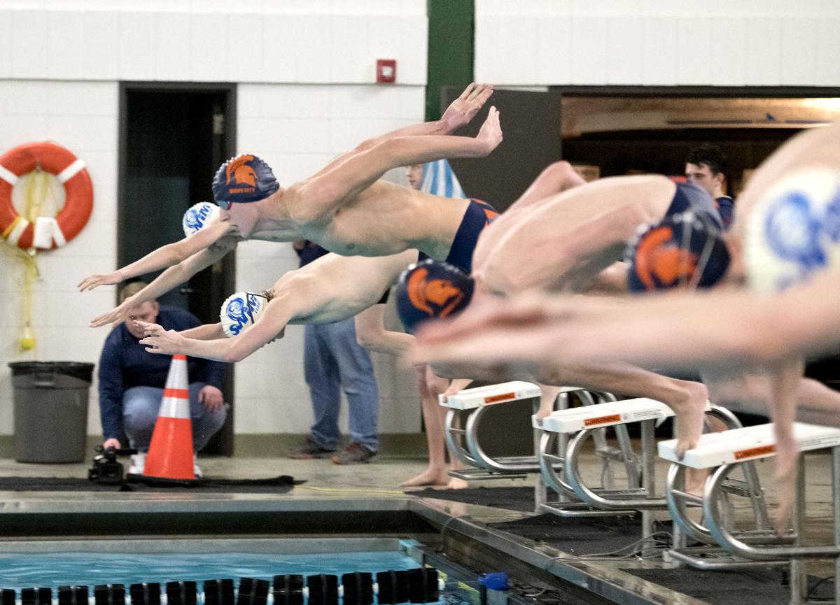 Sioux City defeats Council Bluffs boys swimming