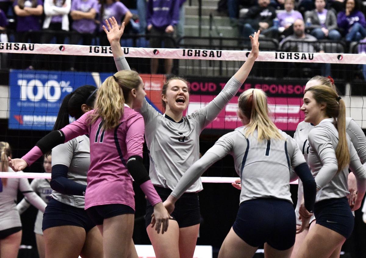 Pleasant Valley vs Iowa City Liberty state volleyball