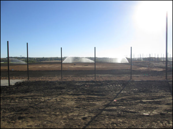 Testing irrigation