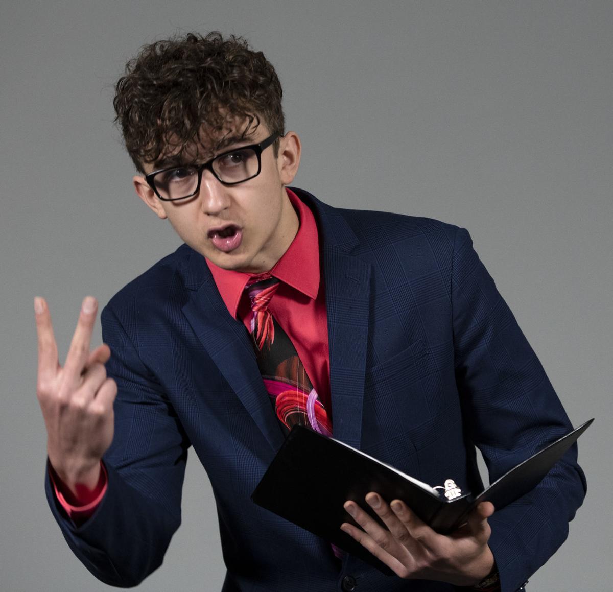 East High School speech student Max Braunstein