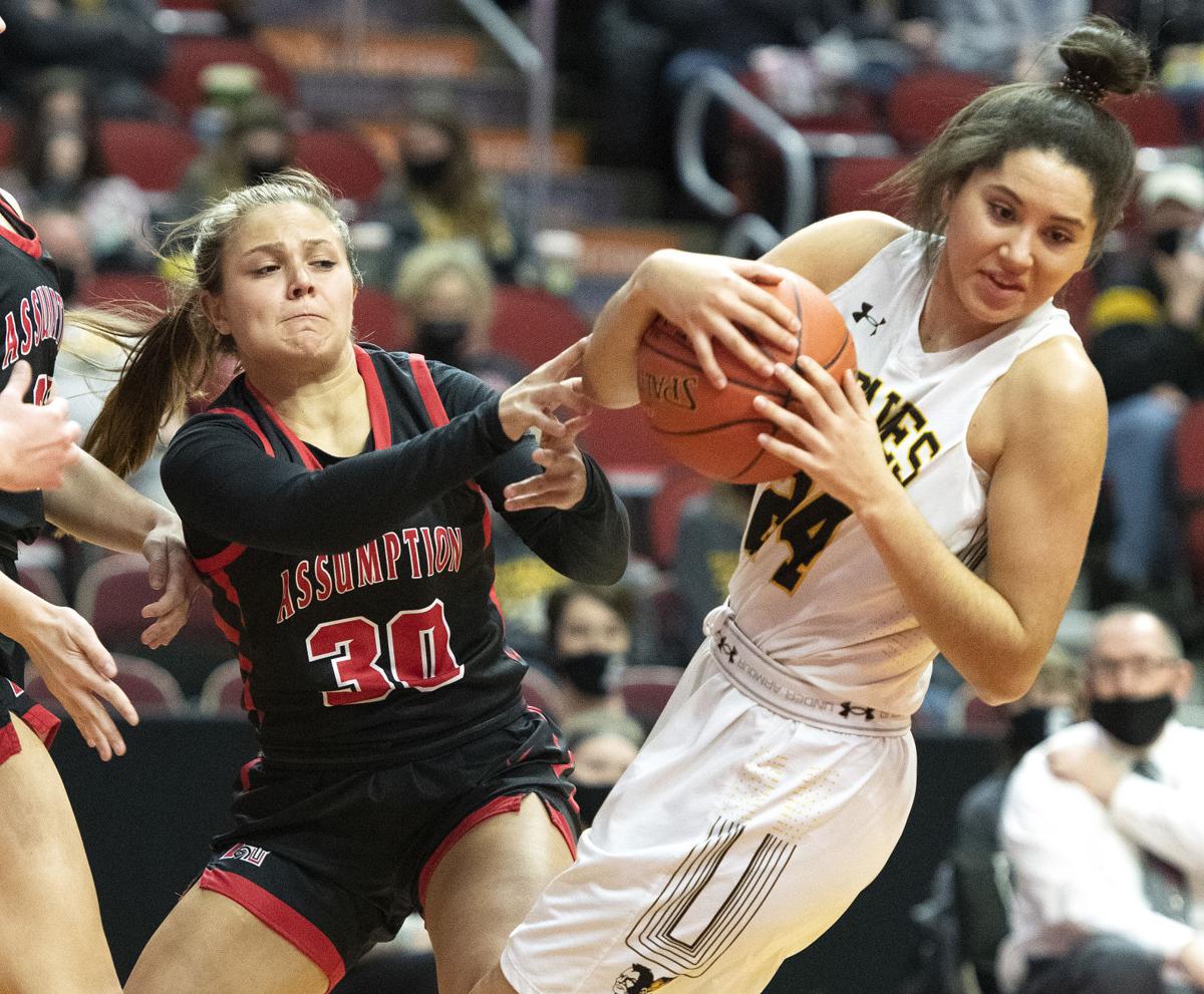Cherokee vs Davenport Assumption girls state basketball