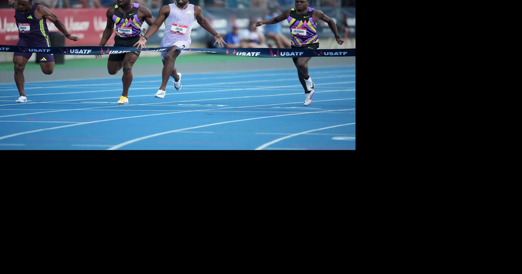Noah Lyles Wins the 100 Meters at the USATF Championships