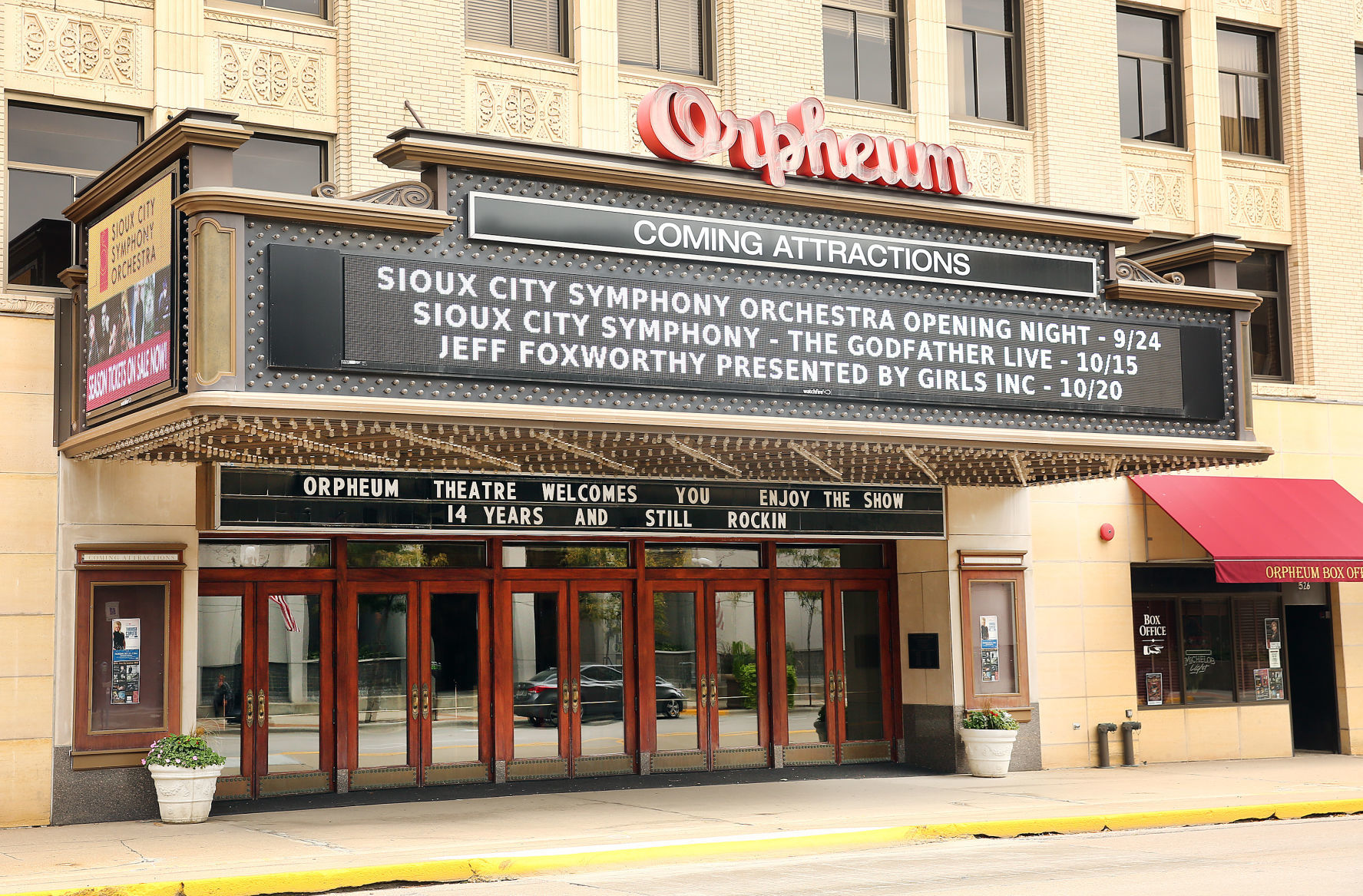 Sioux City Orpheum Seating Chart