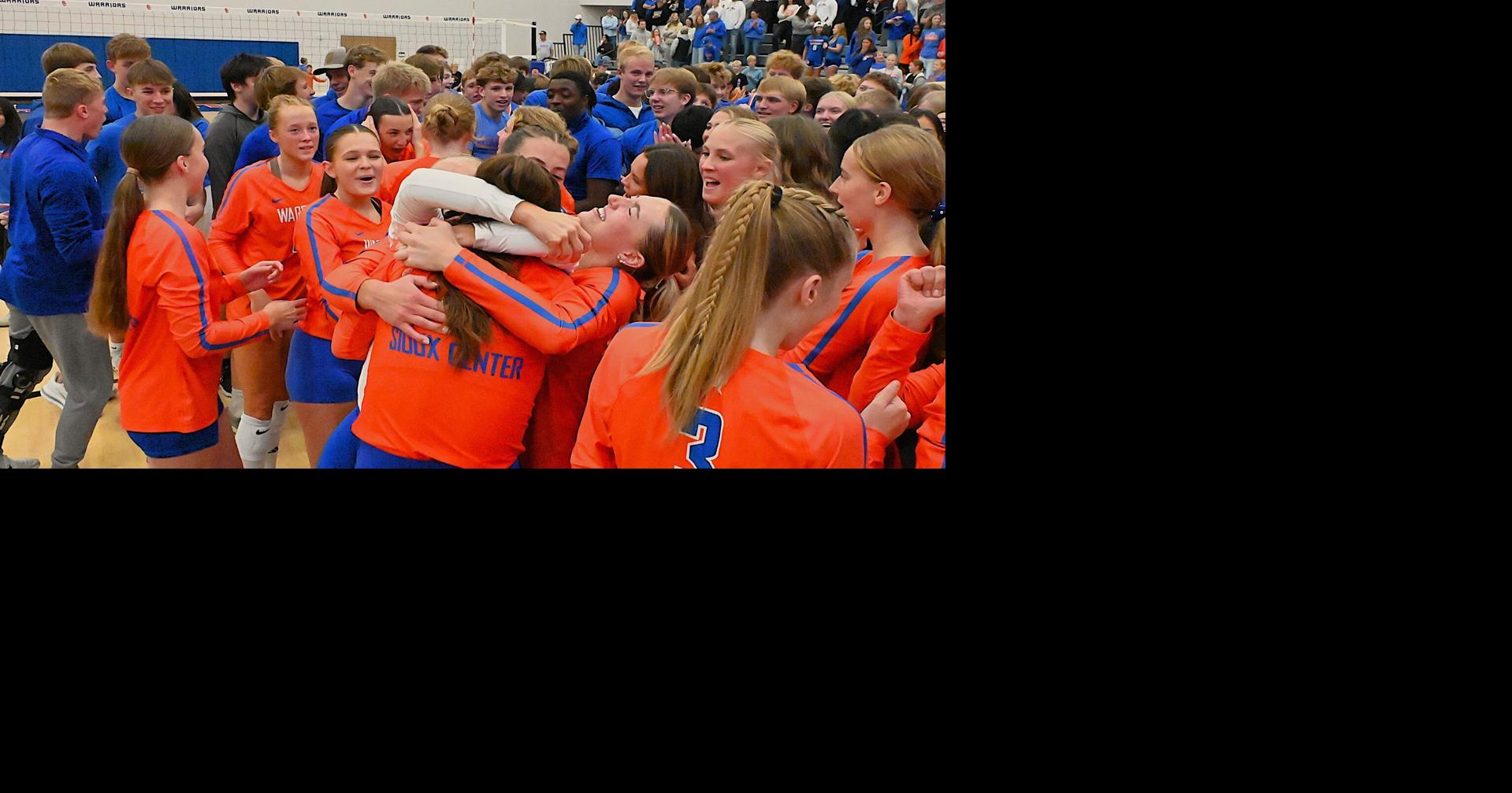 High school volleyball: Sioux Center clinches state berth with 3-set win over SB-L