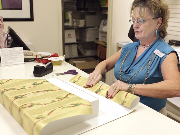 Christmas gift wrapping