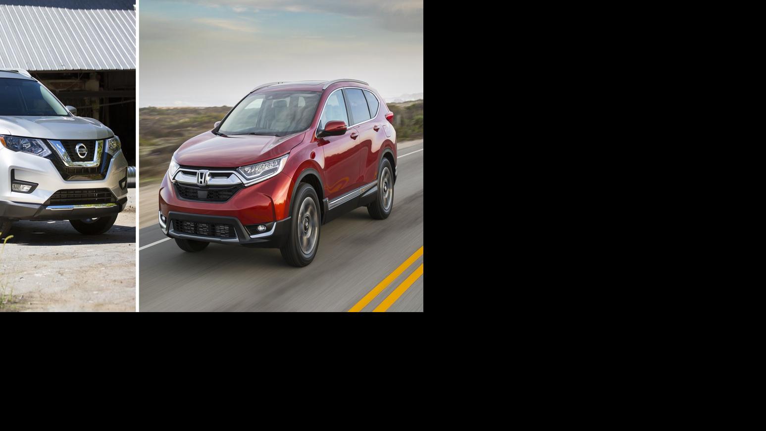 Edmunds The Honda Cr V Vs The Nissan Rogue Autos
