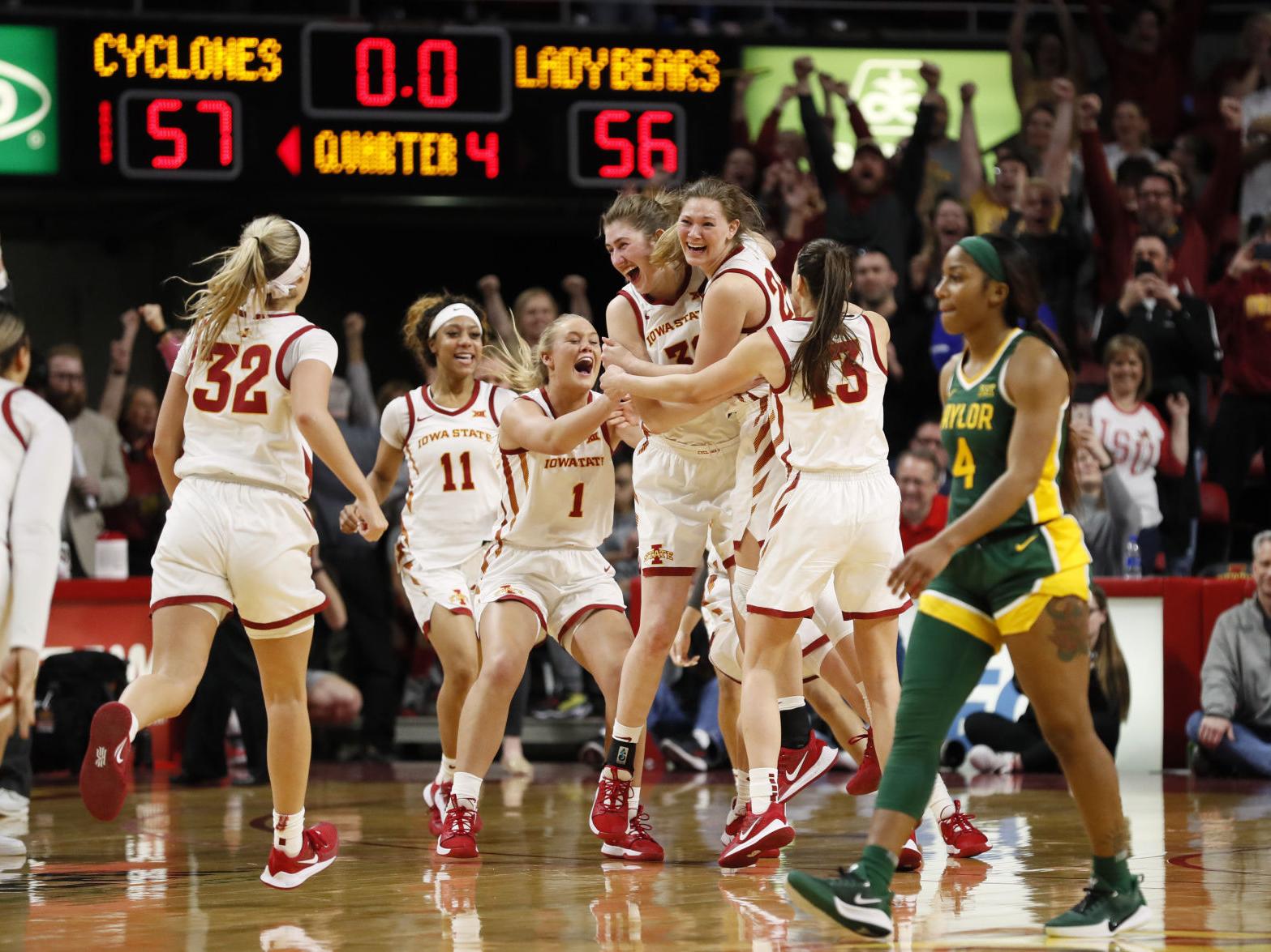 Iowa State Stuns No 2 Baylor College Sports Siouxcityjournal Com
