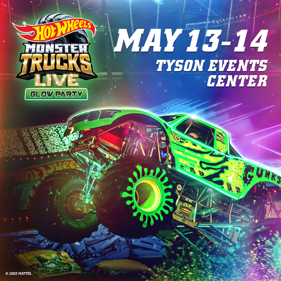 Hot Wheels Monster Trucks Live Glow Party coming to the Tyson Events Center