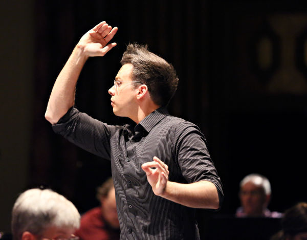Sioux City Symphony Orchestra rehearsal