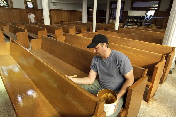 St. Joseph Catholic Church nears restoration completion after its fire.